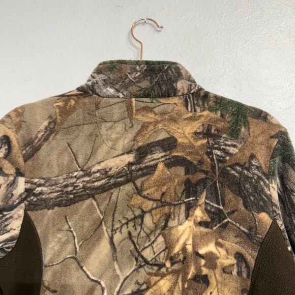 Game Winner Green Camo Full Zip Sweater Sz M - Picture 9 of 13